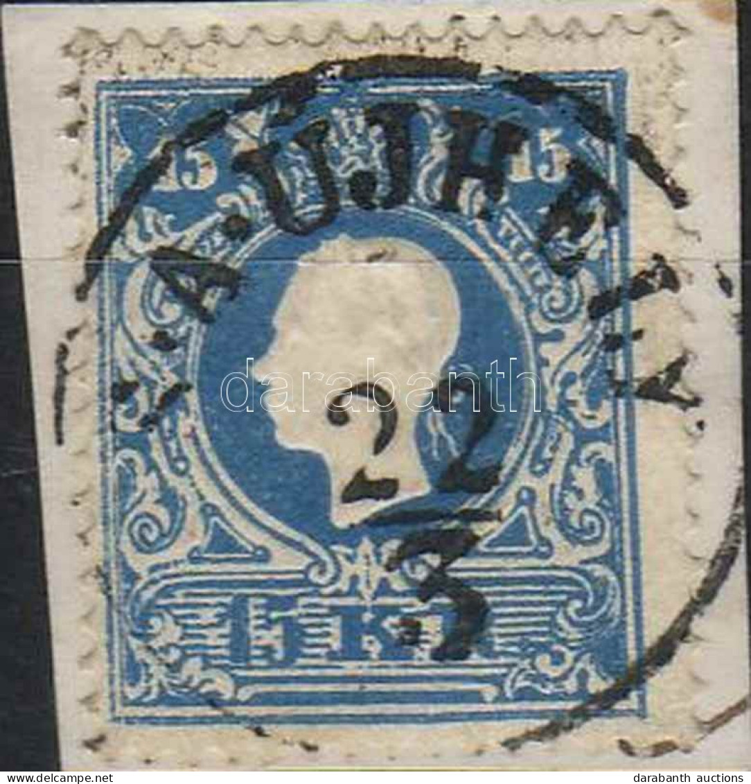 1858 15kr I. Tipus "S.A.ÚJHELY" - Sonstige & Ohne Zuordnung