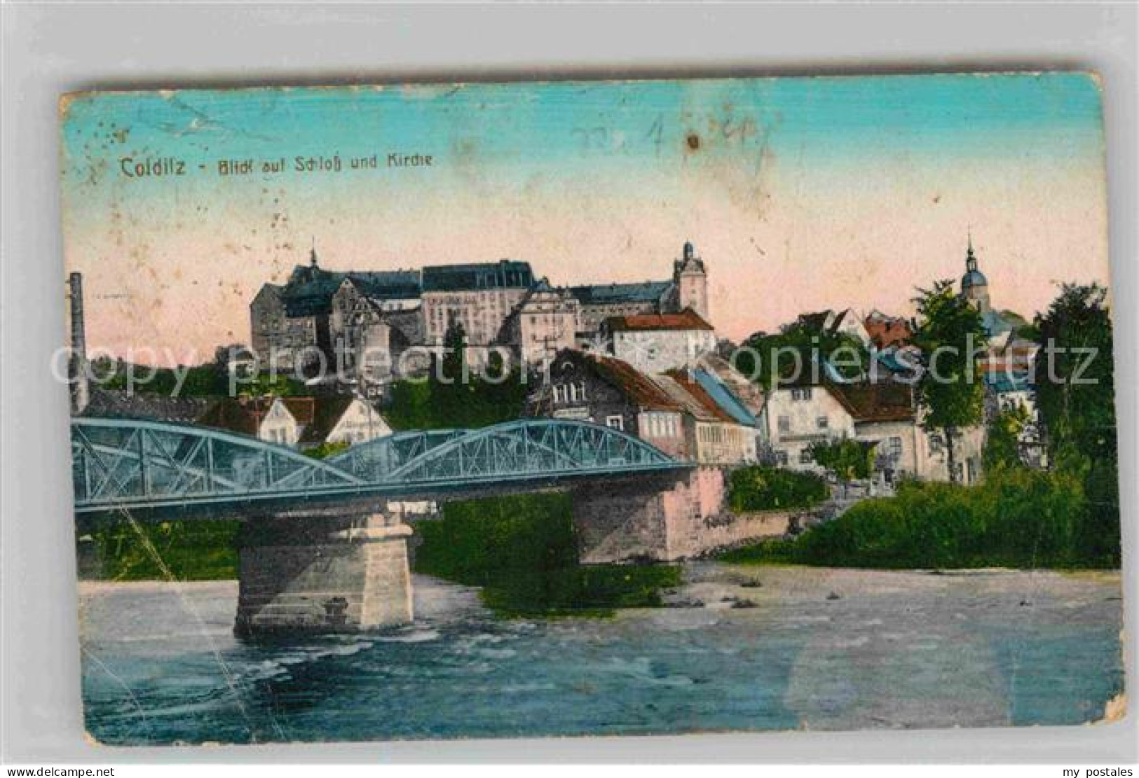 42680504 Colditz Bruecke Zwickauer Mulde Colditz - Colditz