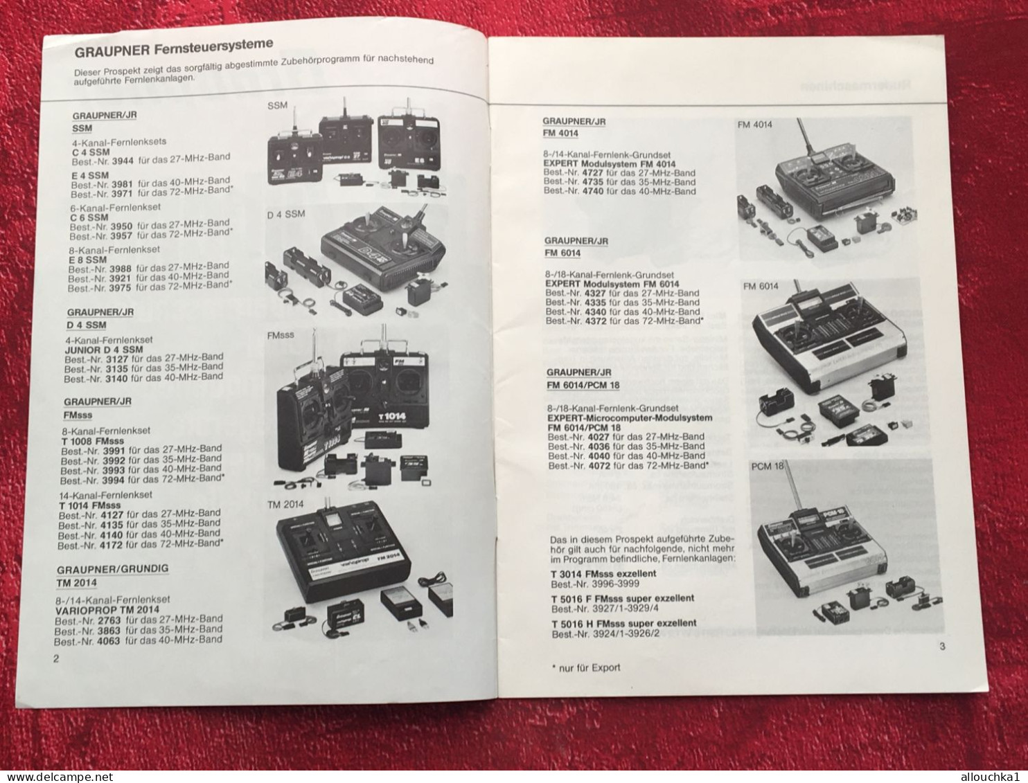 Notice Remote Control-RC-Zubehor-Rudermaschinen-Kabel-Strom Graupner-Grundig-operating Instructions-manette Téléguidage- - Andere Geräte