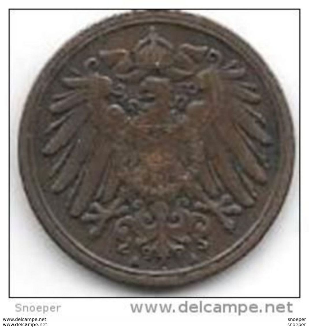 Empire 1 Pfennig 1895 A Km 10    Vf+ - 1 Pfennig