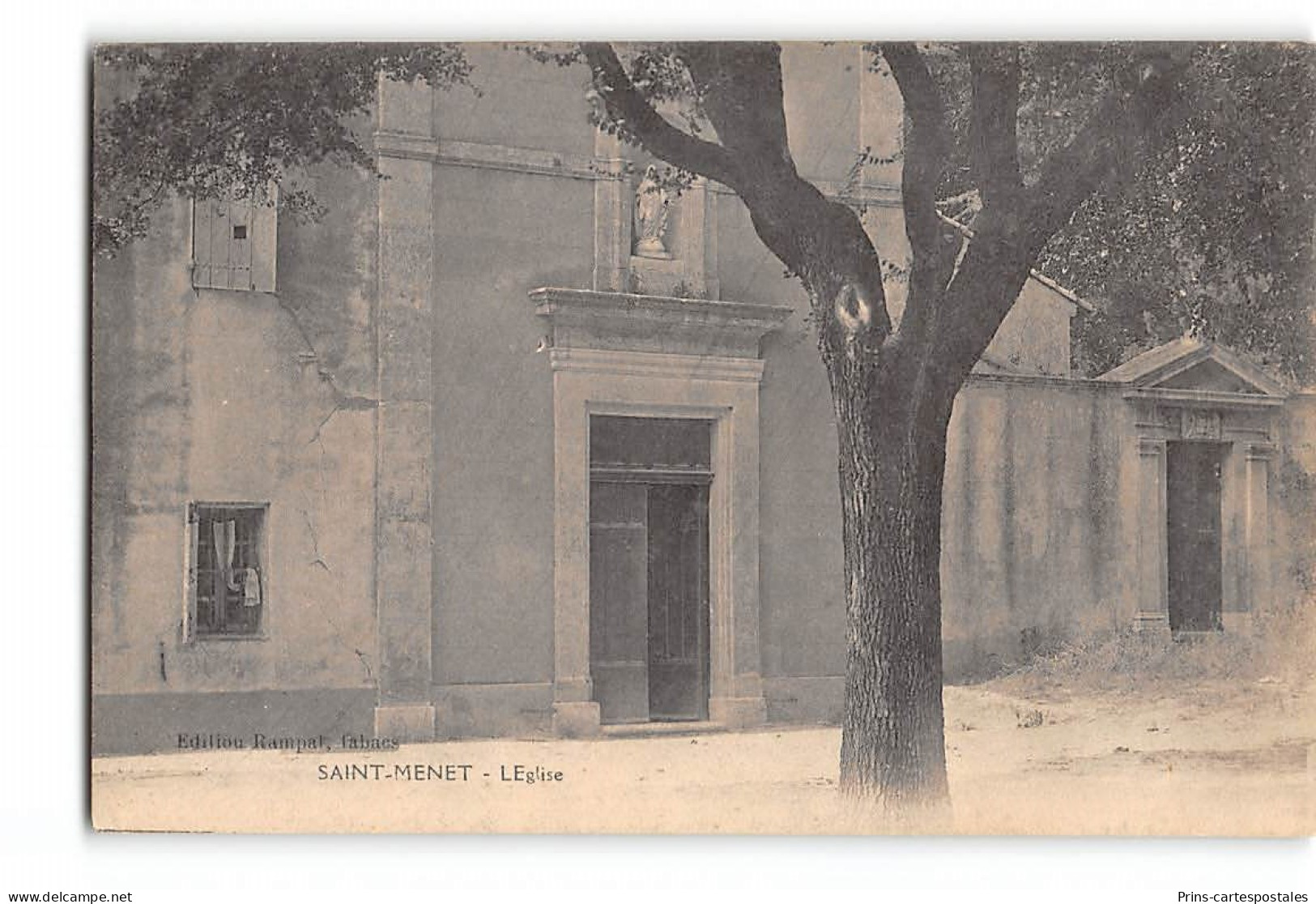 CPA Marseille St Saint Menet L'église - Saint Marcel, La Barasse, Saintt Menet