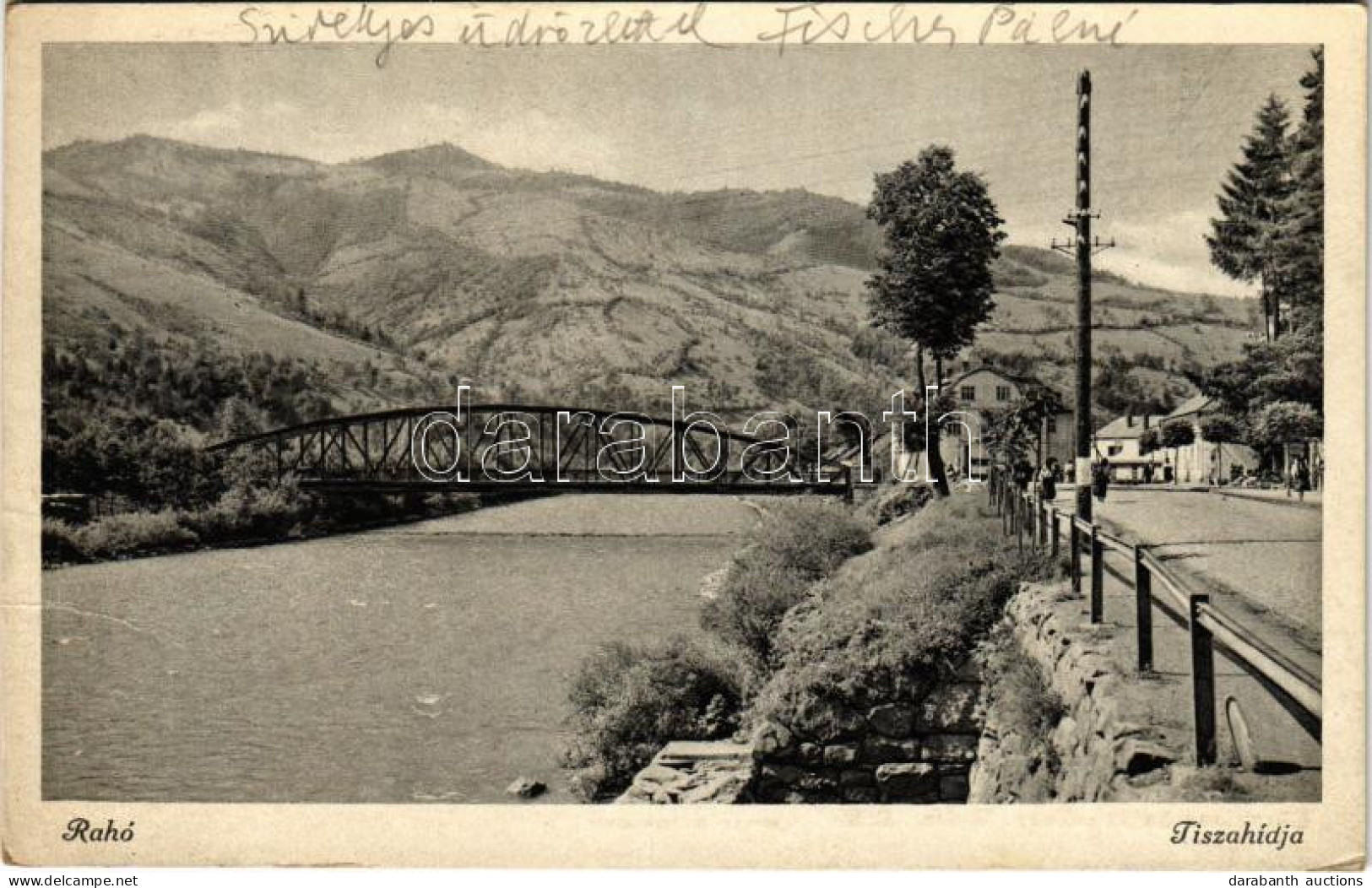 T2/T3 1939 Rahó, Rachov, Rahiv, Rakhiv; Tisza Hídja / Tise Bridge (EK) - Non Classés