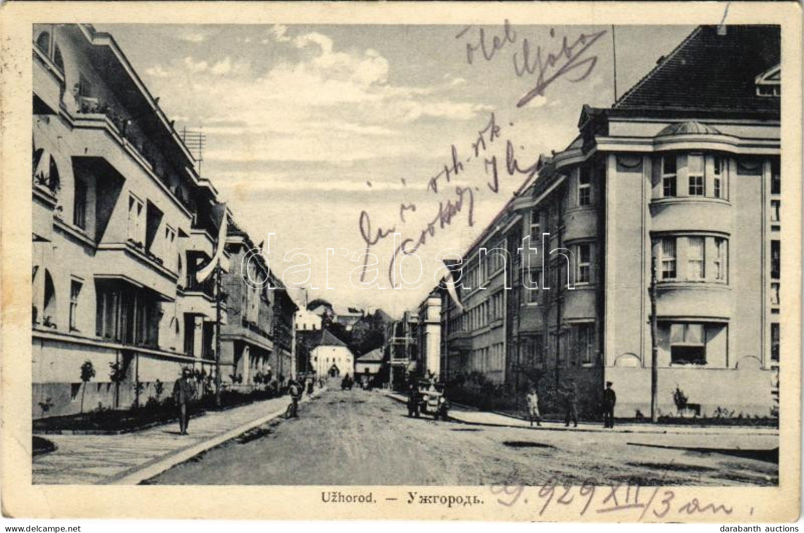 T2/T3 1929 Ungvár, Uzshorod, Uzhhorod, Uzhorod; Utca / Street (EK) - Non Classés