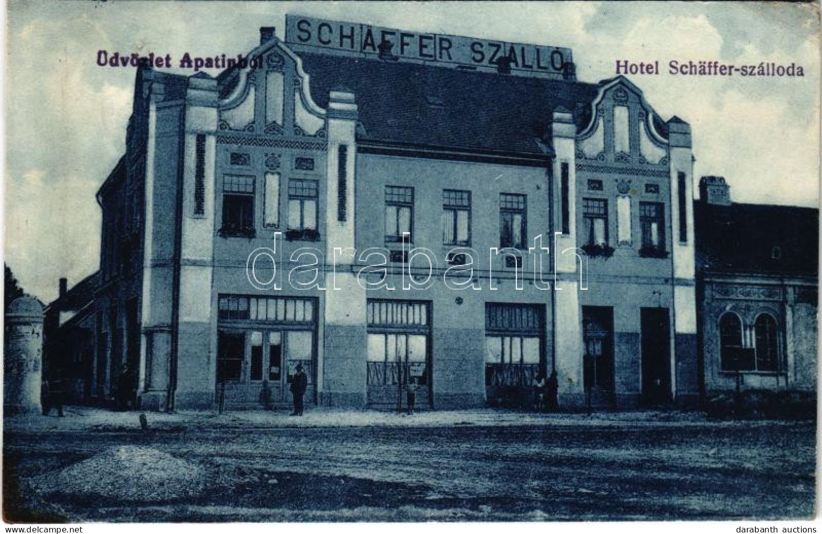 T2/T3 Apatin, Hotel Schäffer Szálloda. Lotterer Antal Kiadása / Hotel (EK) - Unclassified