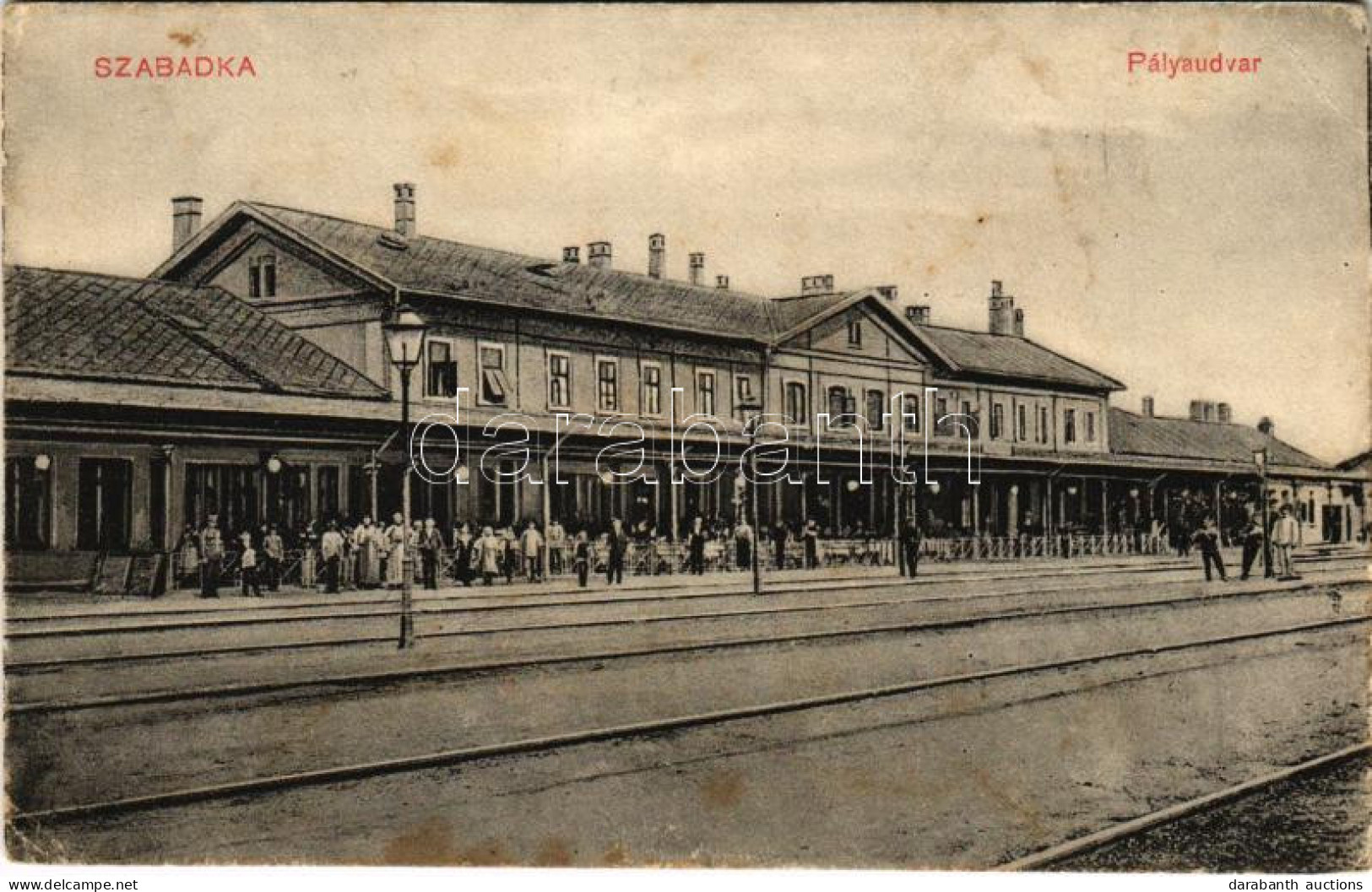 * T3 1910 Szabadka, Subotica; Vasútállomás / Railway Station (EB) - Non Classés