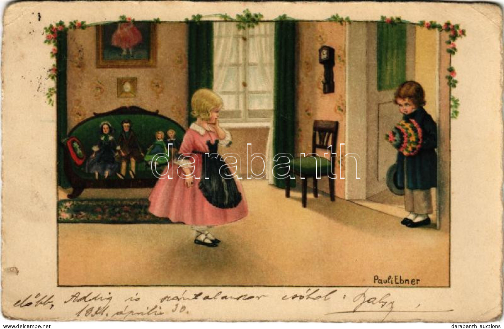 T2/T3 Gyerekek / Children. A.R. Nr. 1362. Litho S: Pauli Ebner (EK) - Ohne Zuordnung