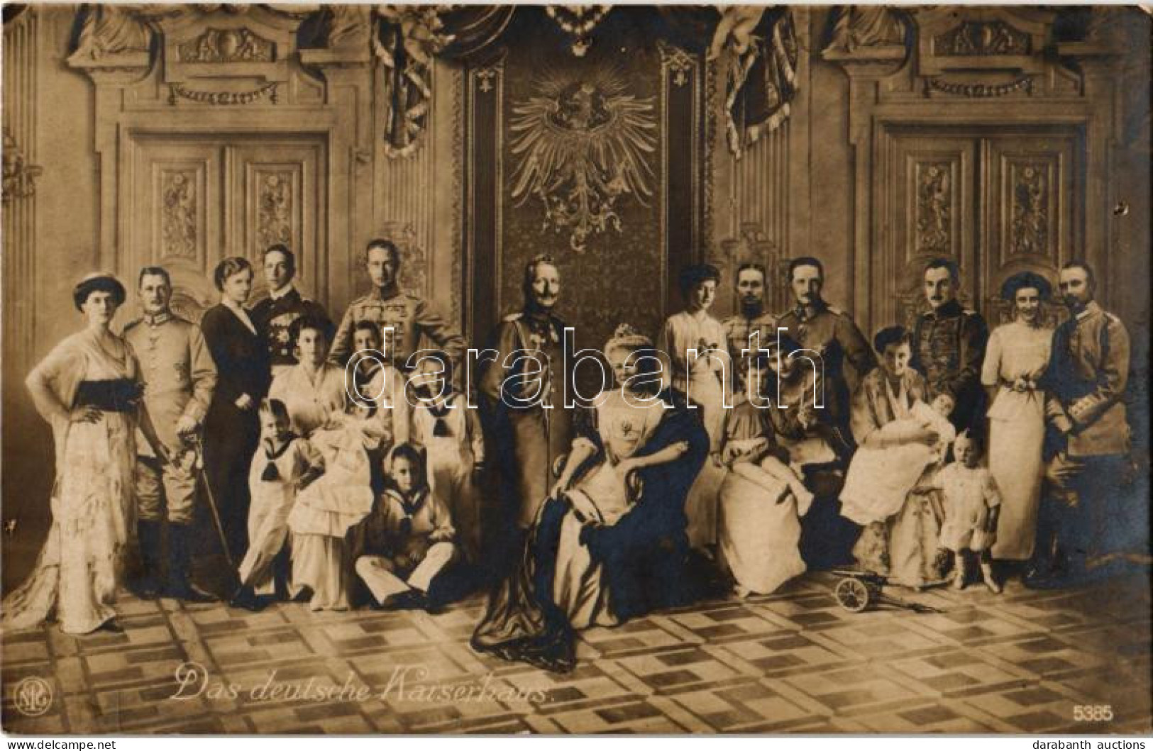 ** T4 Das Deutsche Kaiserhaus / The Prussian Royal Family, Wilhelm II, Augusta Victoria Of Schleswig-Holstein, Crown Pri - Ohne Zuordnung