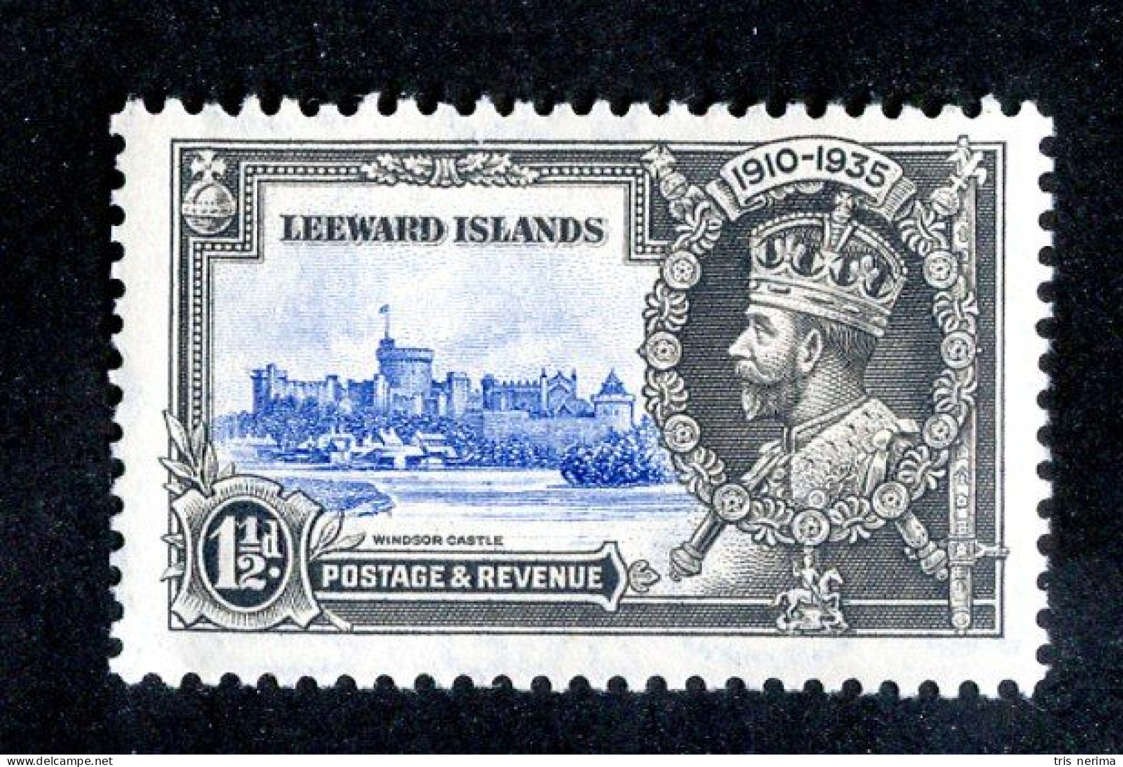 ( 99-Jub )  1935 Scott #97 Mnh** (offers Welcome) - Leeward  Islands