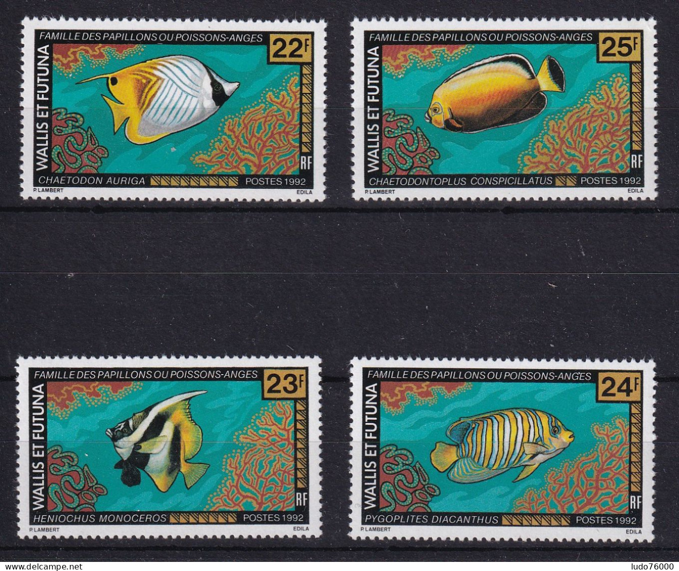 D 743 / WALLIS ET FUTUNA / N° 437/440 NEUF** COTE 8€ - Verzamelingen & Reeksen