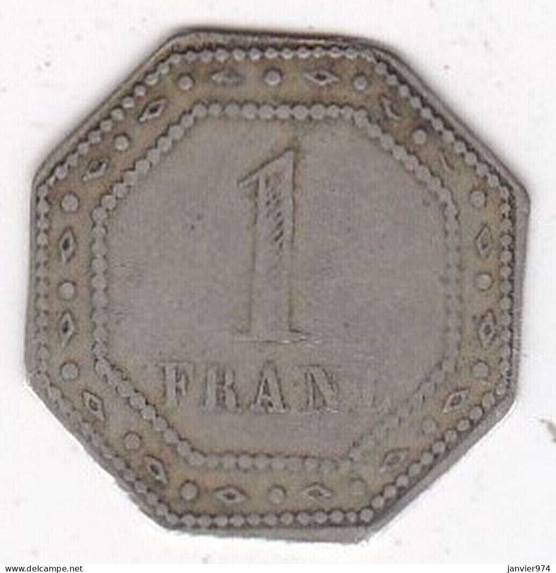 07. Ardèche. Viviers , LAFARGE  1 Franc, Jeton En Maillechort - Notgeld