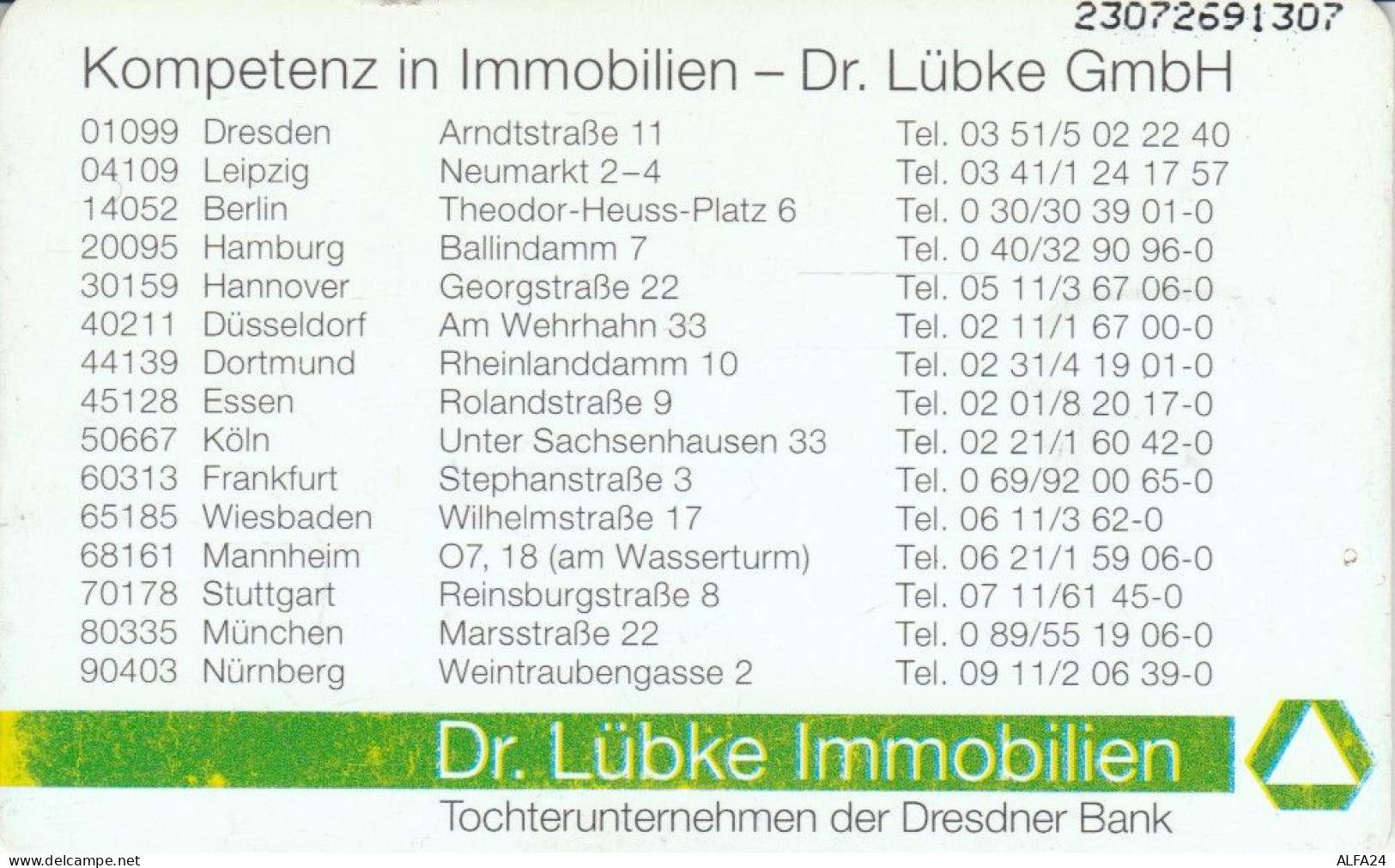 PHONE CARD GERMANIA SERIE S (CK6442 - S-Series : Guichets Publicité De Tiers