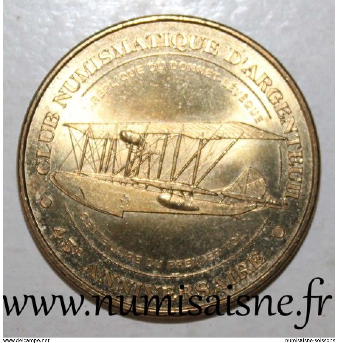 95 - ARGENTEUIL - 45 ANS DU CLUB NUMISMATIQUE - Monnaie De Paris - 2013 - 2013