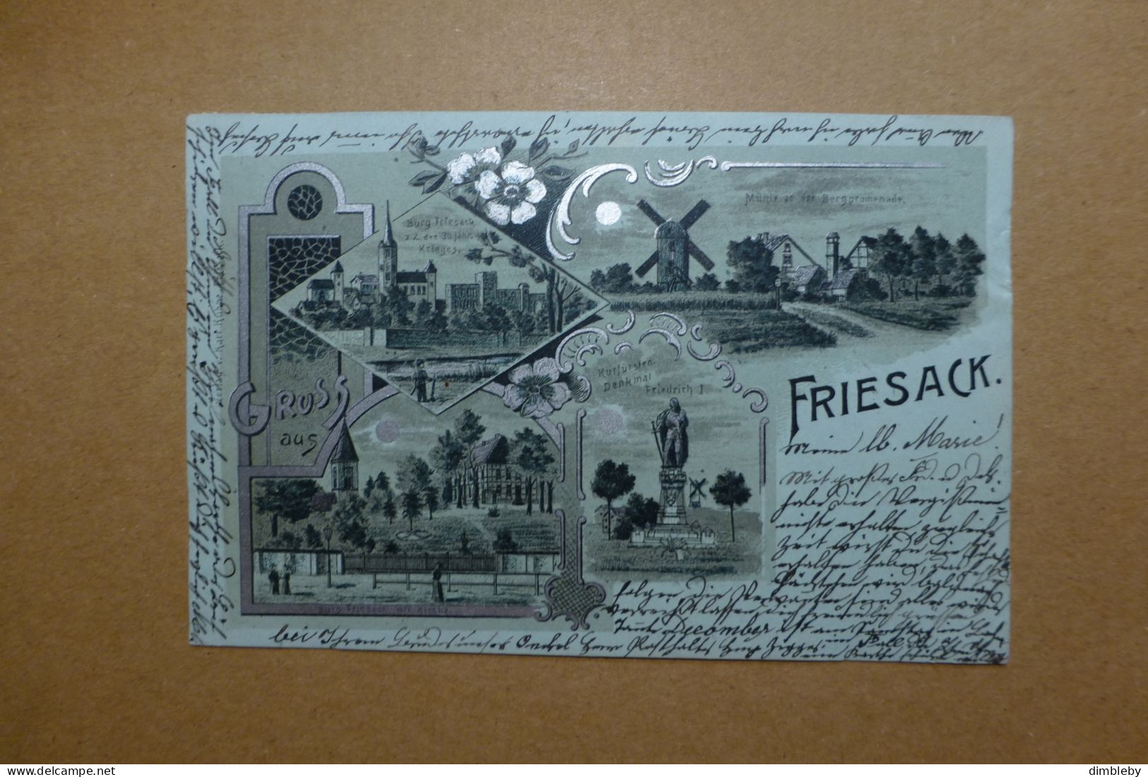 Gruss Aus Friesack 1901 / Mehrbildkarte (9855) - Friesack