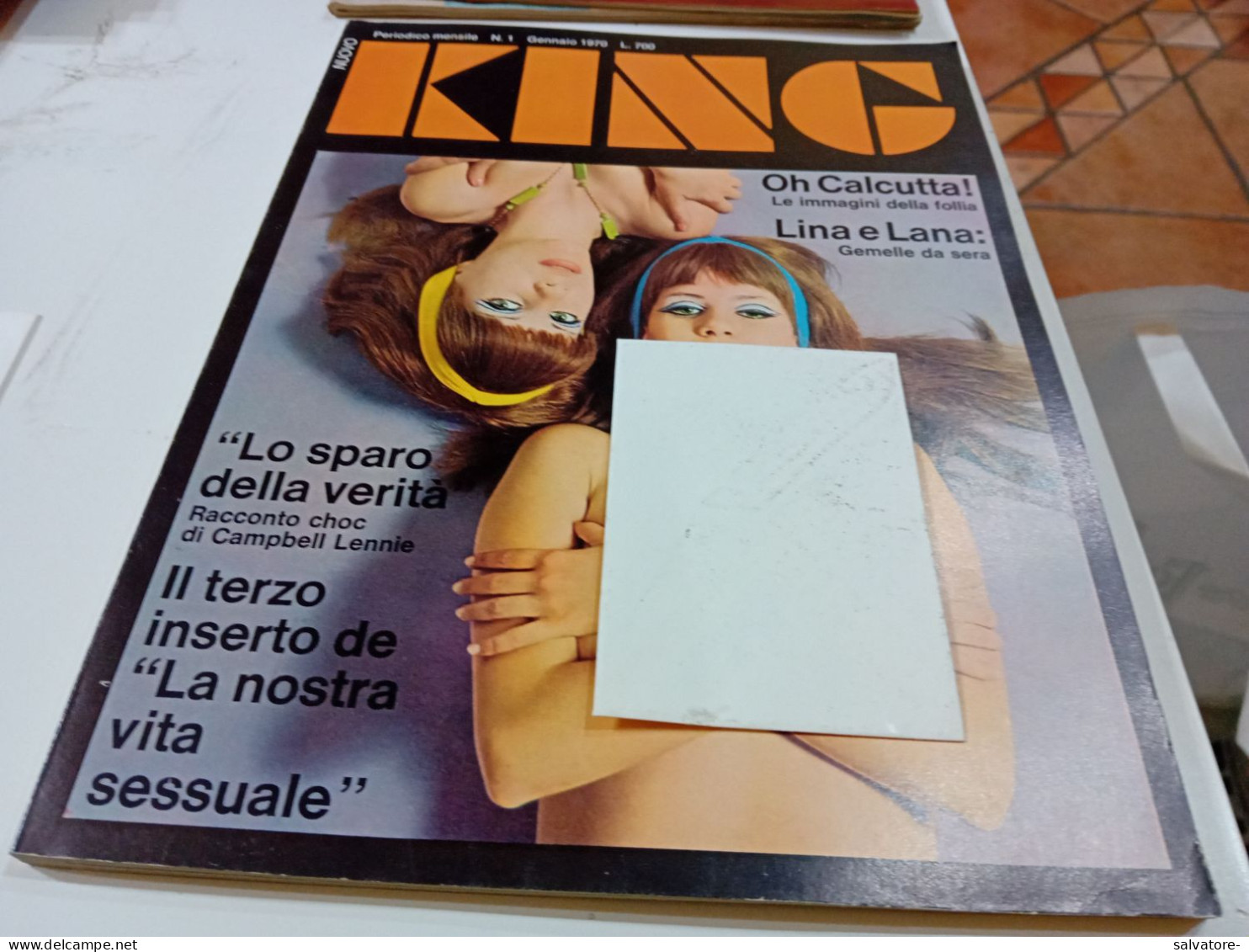 RIVISTA IL KING- PERIODICO MENSILE- NUMERO 1- GENNAIO 1970 - Lifestyle