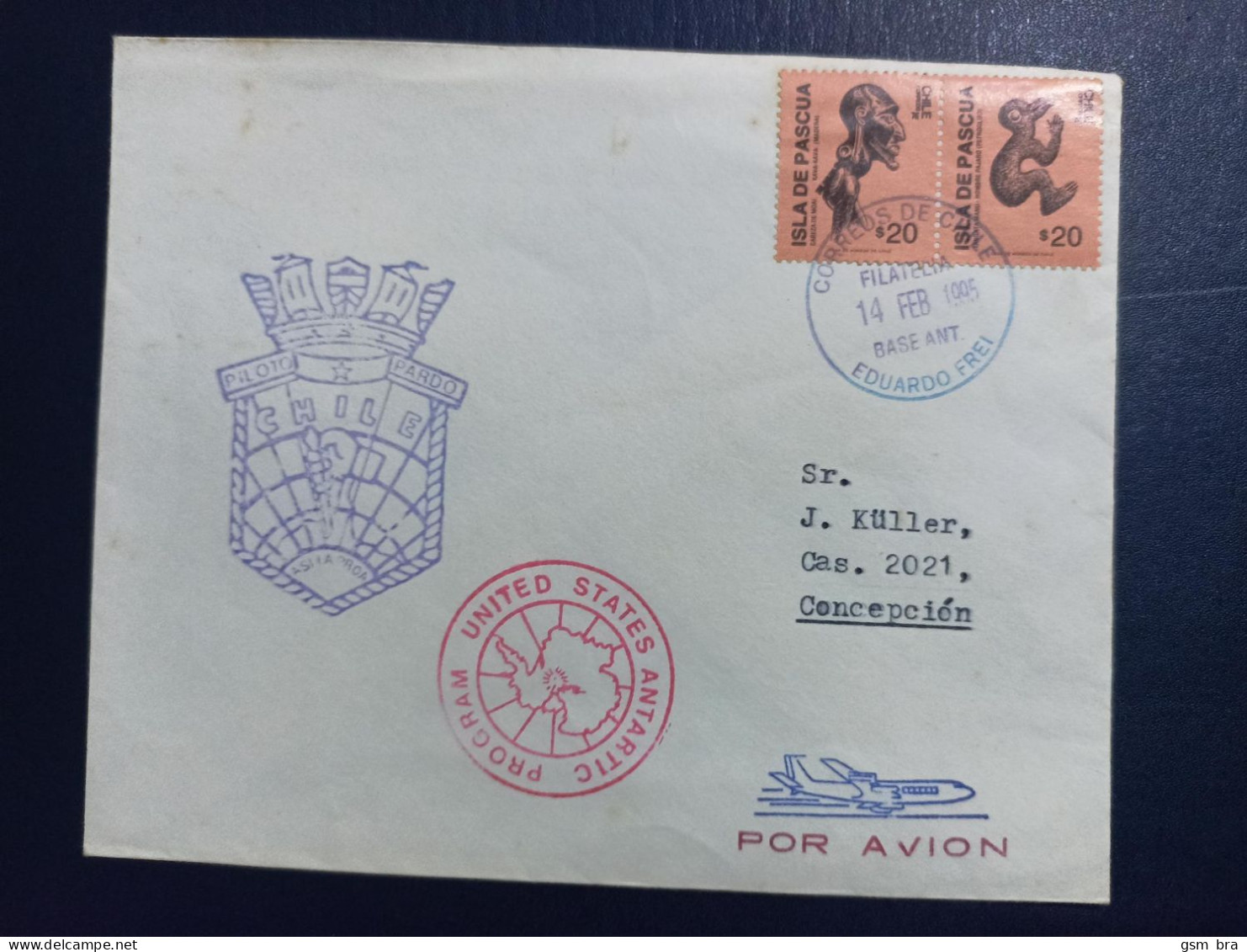 Chile 1995: Letter Circulated With Commemorative Postmark. Pascua Island. - Sonstige & Ohne Zuordnung