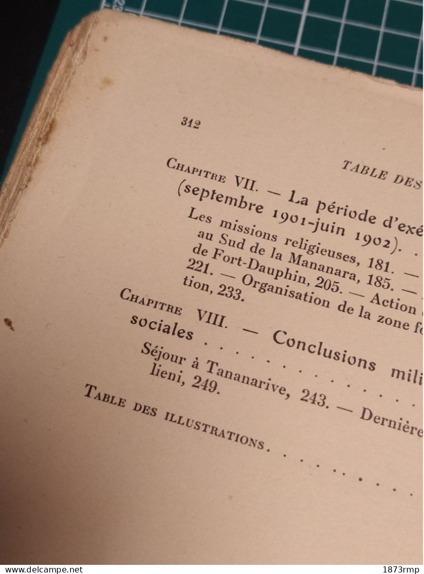 LYAUTEY, LETTRES DU SUD DE MADAGASCAR ET PAROLES D'ACTION