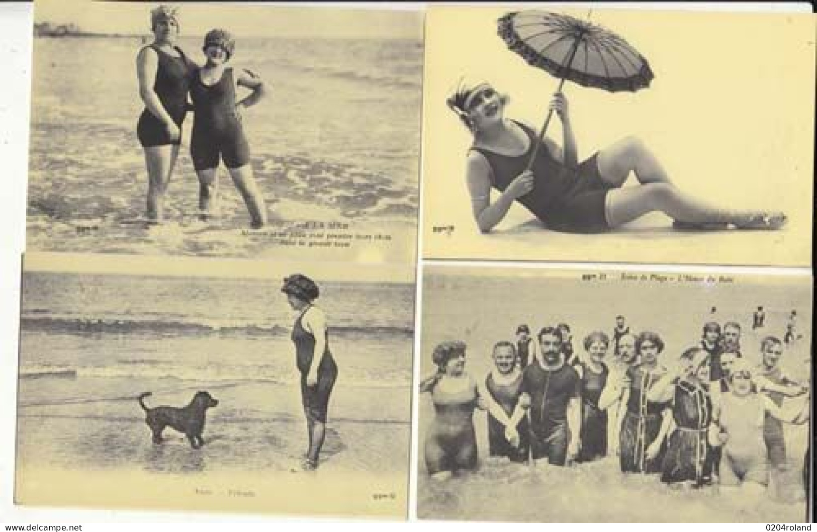 Lot De 10 Cartes Reproduction 1900   - Baigneuses -  Prix Fixe - Swimming