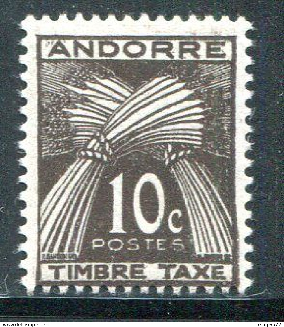 ANDORRE- Taxe Y&T N°32- Neuf Avec Charnière * - Nuovi