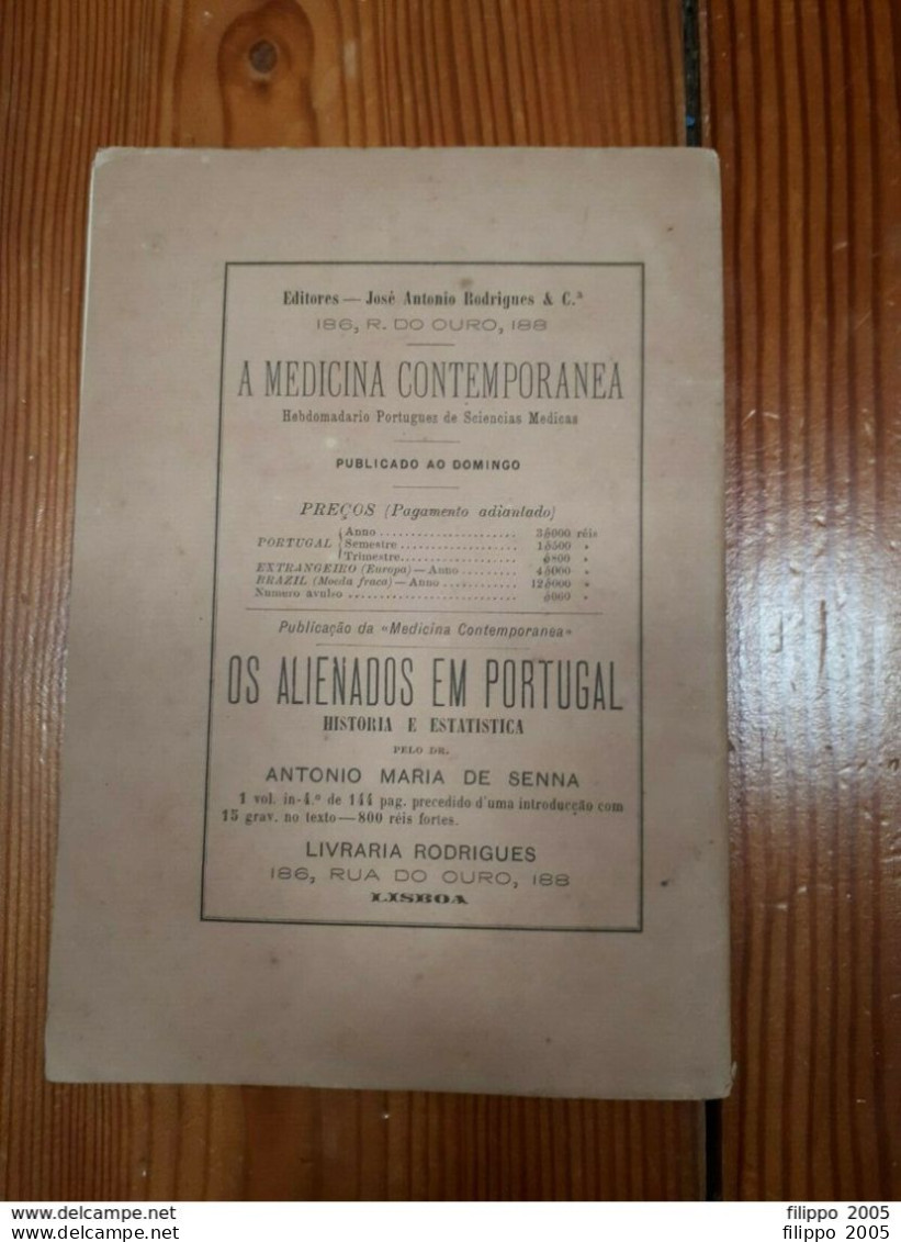 1885 - LISBONA - Colera Napoli - RECORDACOES DO CHOLERA DE NAPOLES EM 1884 - Scienze Manuali