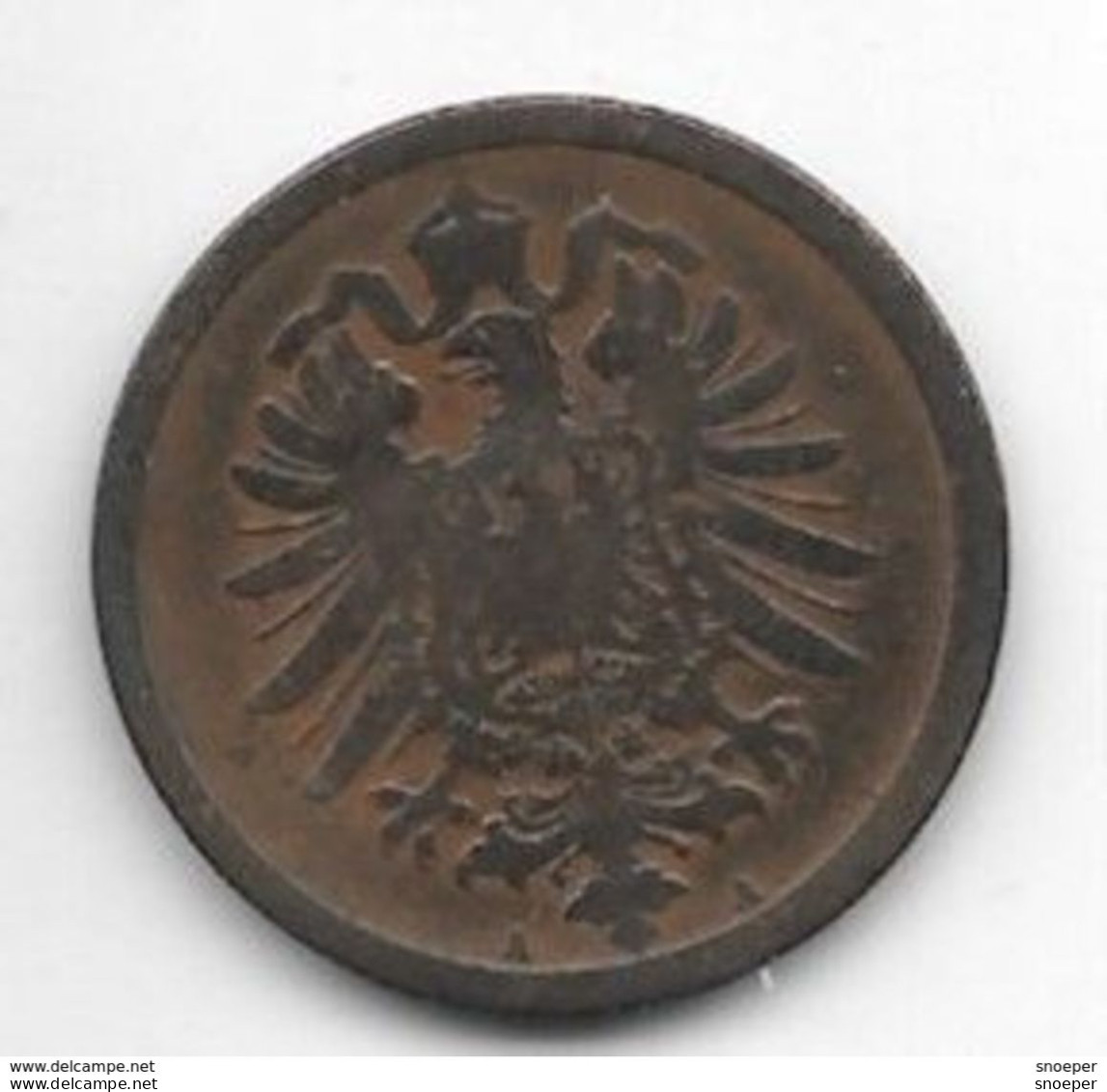 Empire 2 Pfennig 1874  A   Km 2    FR+ - 2 Pfennig