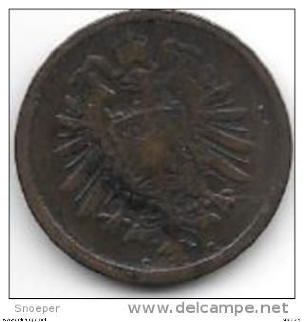 Empire 2 Pfennig 1874  C   Km 2    Fr+ - 2 Pfennig