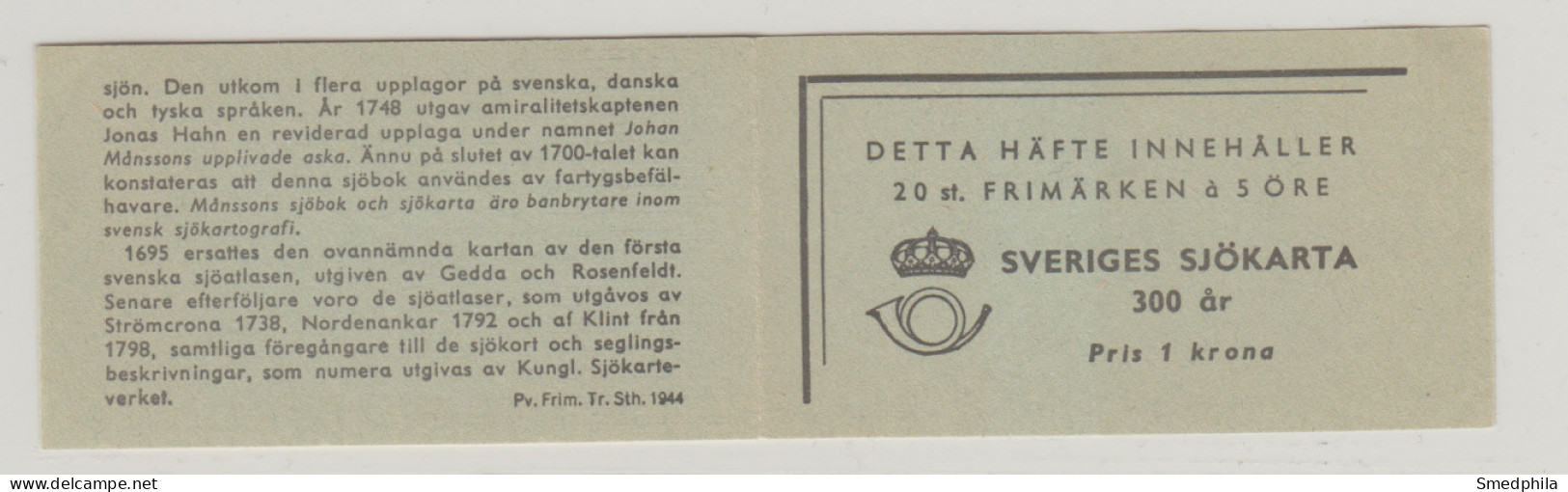 Sweden Booklet 1944 - Facit 68 MNH ** - 1904-50