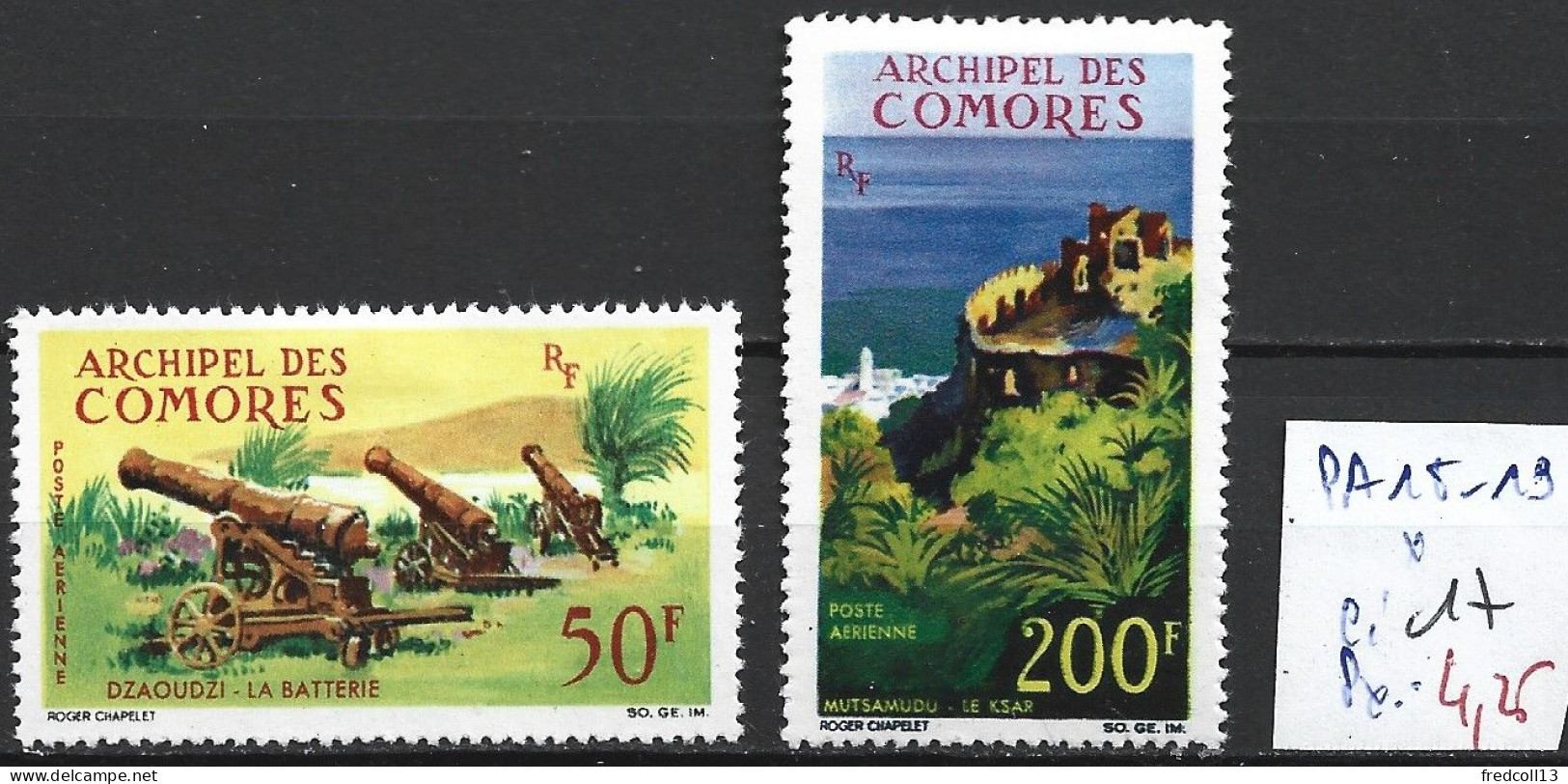 COMORES FRANCAISES PA 18-19 * Côte 17 € - Airmail