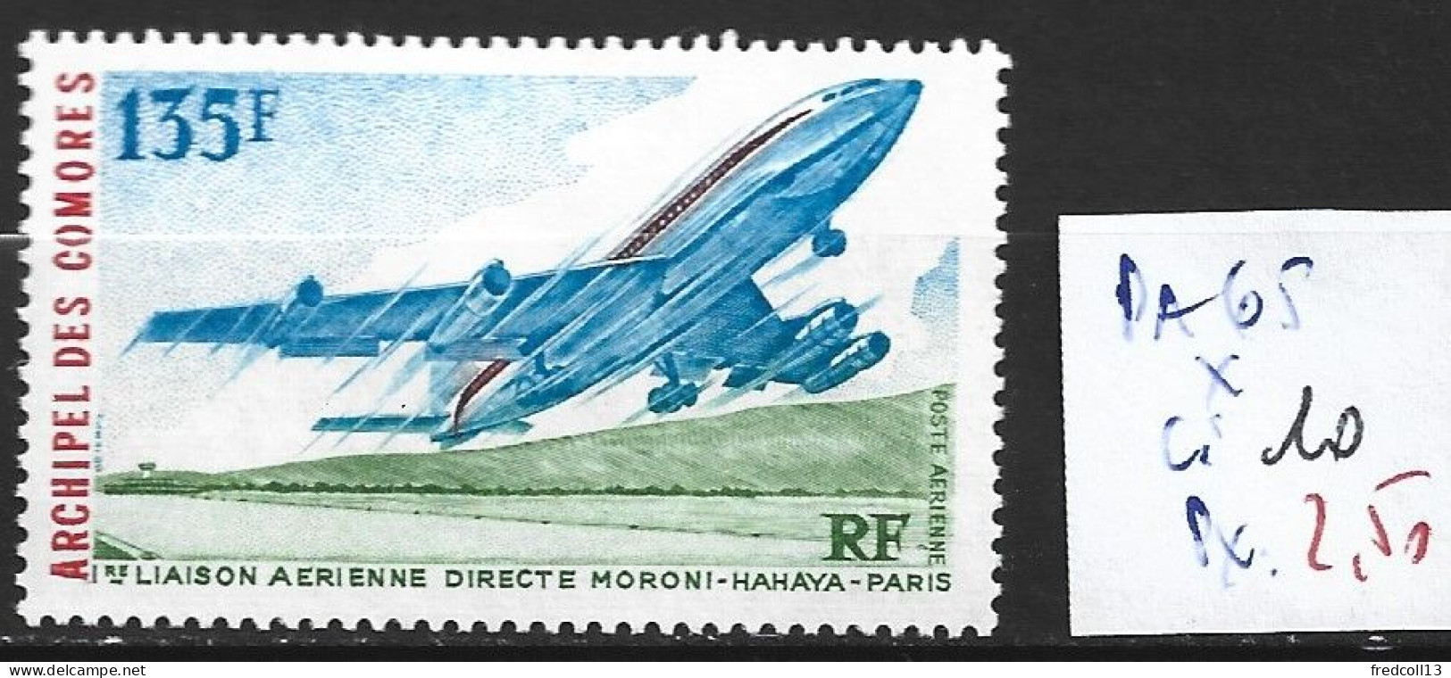 COMORES FRANCAISES PA 65 * Côte 10 € - Airmail