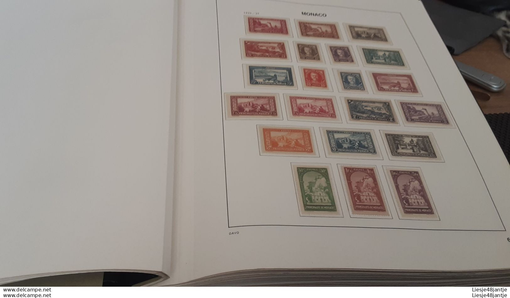 MONACO EXCEPTIONELE COLLECTIE 1885 TOT 2023  XX/X HELEMAAL COMPLEET. ALLES IN 6 DAVO LUX ALBUMS    .