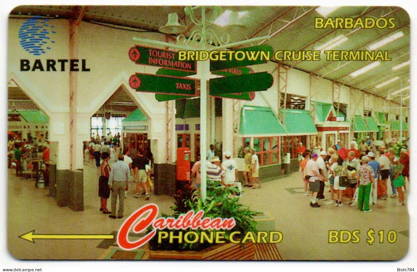 Barbados - Cruise Terminal - 88CBDD (Small Font With Regular O) - Barbados