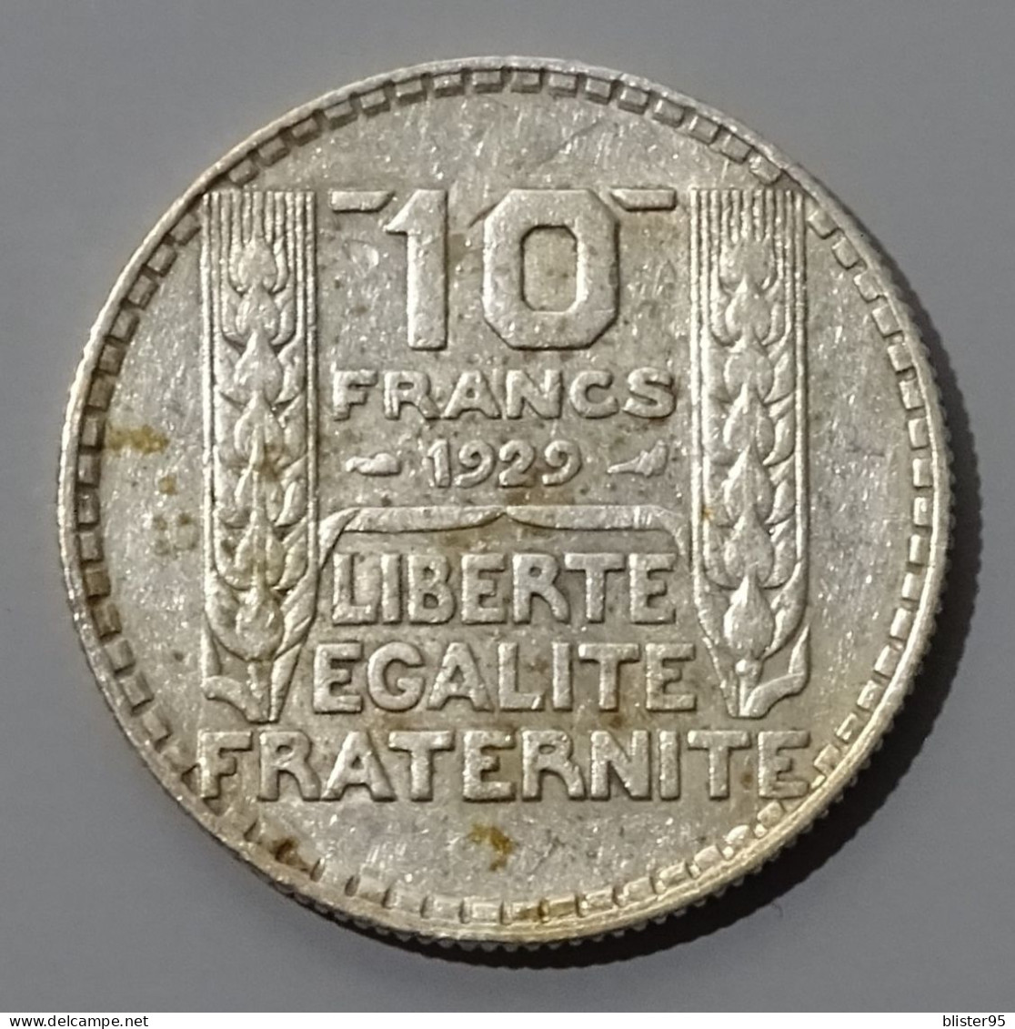 10 Francs 1929 Argent Turin En Sup - 10 Francs