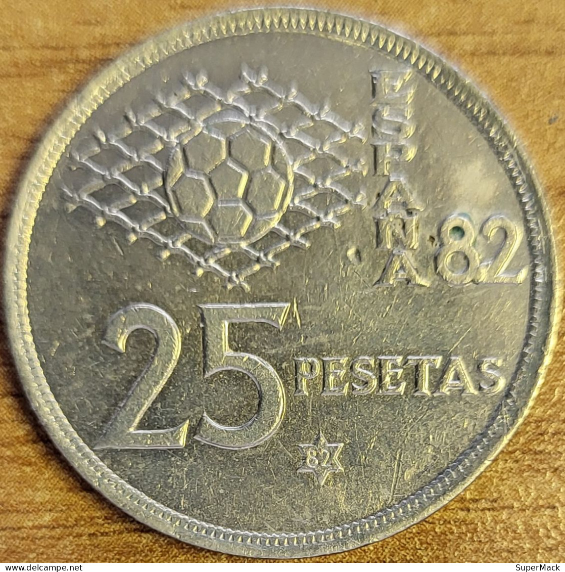 ESPAGNE 25 Pesetas 1980 (*82) Espana '82 KM#818 SUP - 25 Pesetas