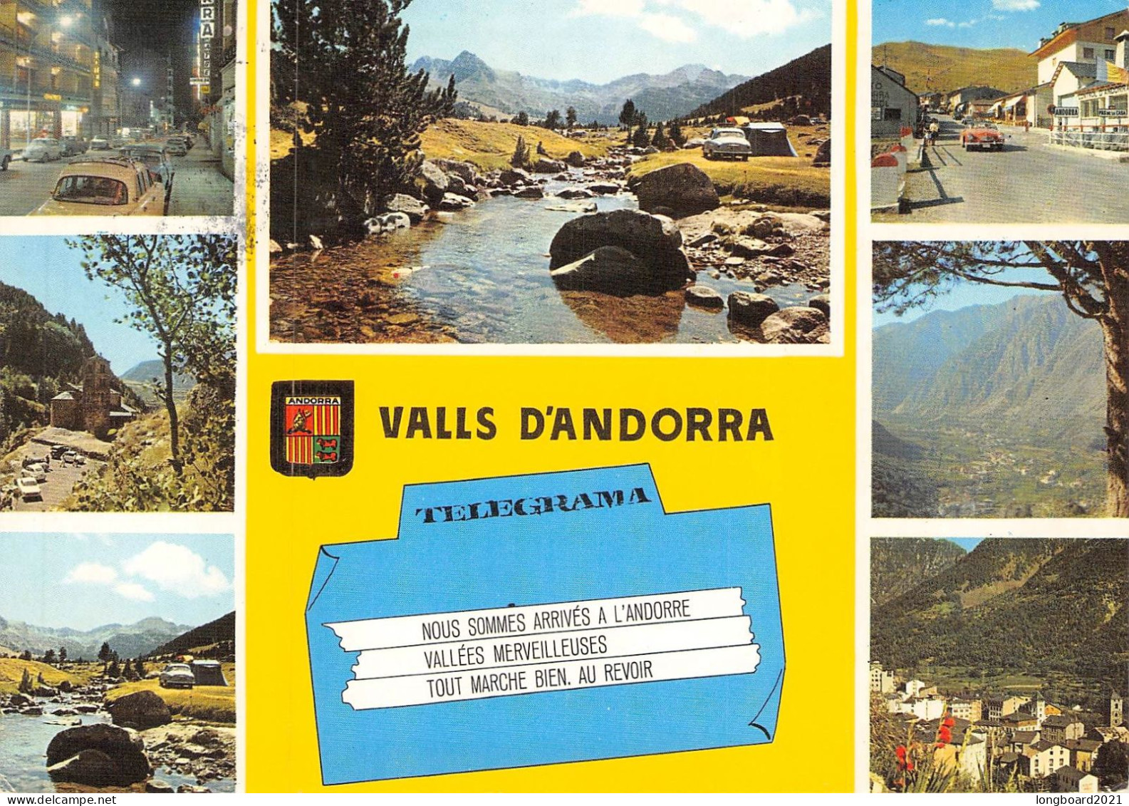 ANDORRA - PICTURE POSTCARD 1973 / 1392 - Lettres & Documents