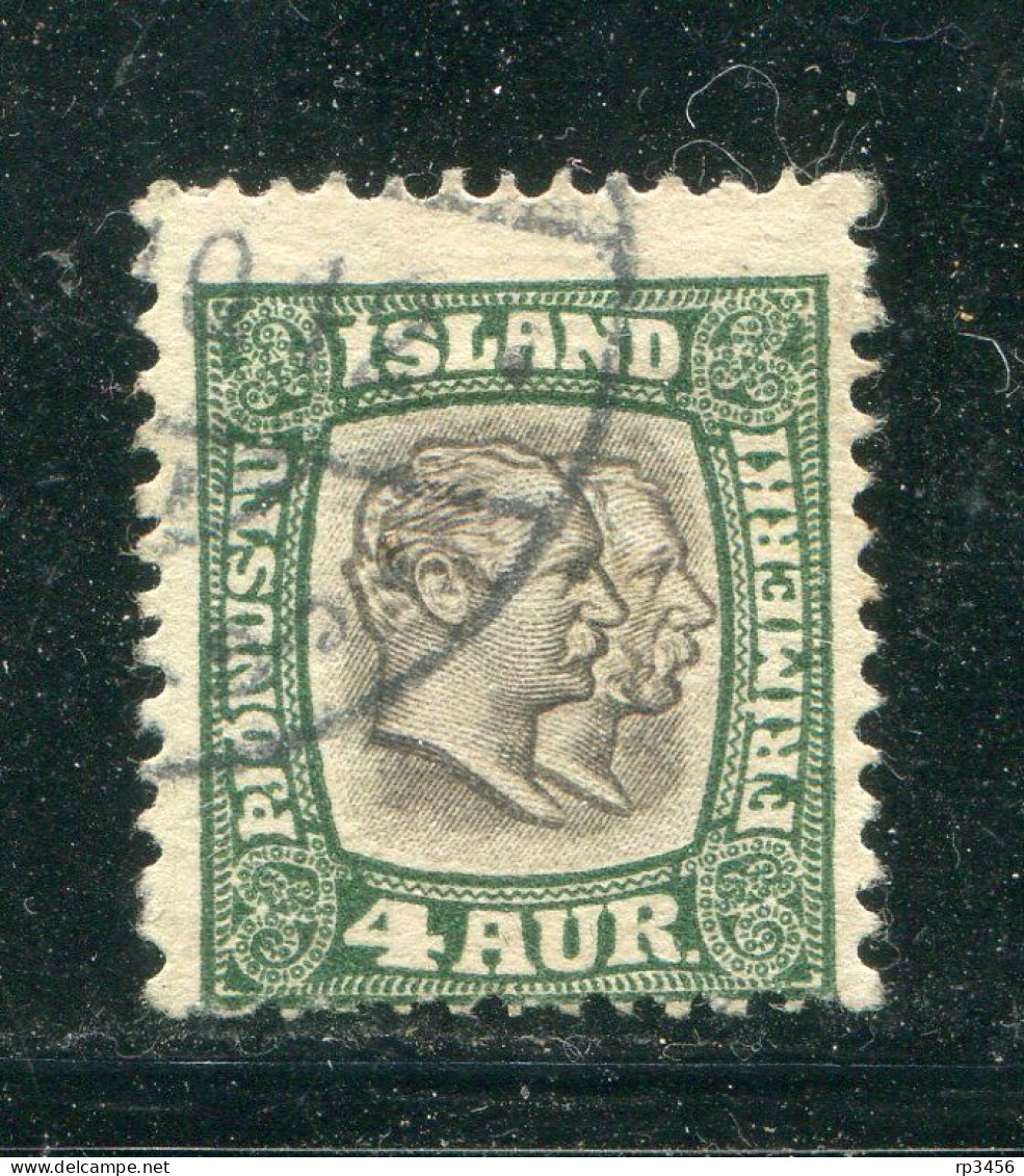 "ISLAND" 1907, Dienstmarke Mi. 25 Gestempelt (4299) - Dienstmarken