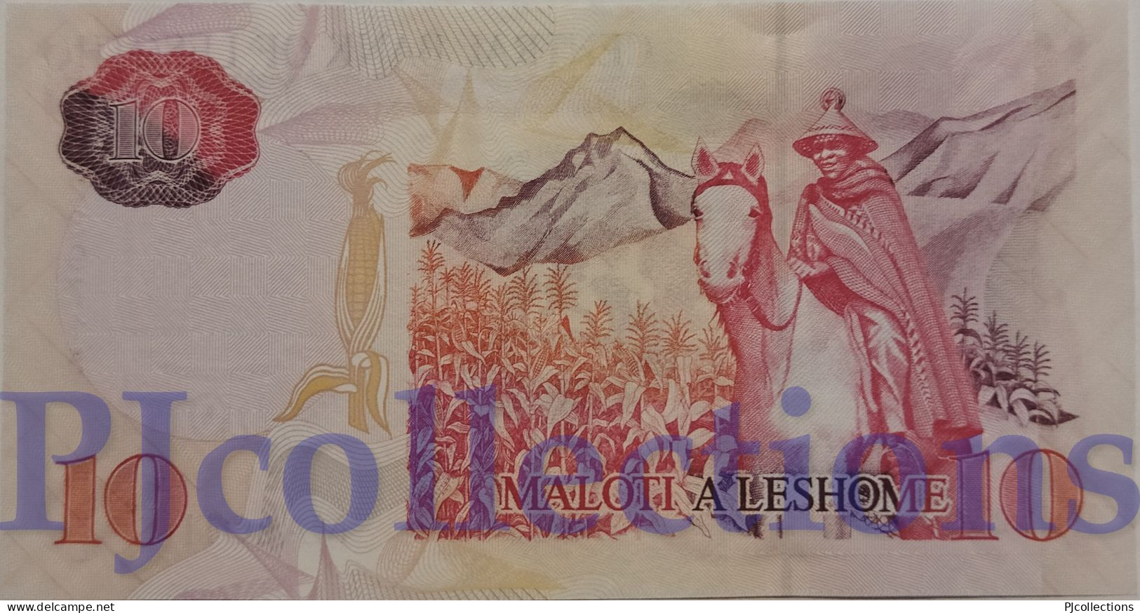 LOT LESOTHO 10 MALOTI 2007 PICK 15e UNC X 5 PCS - Lesotho