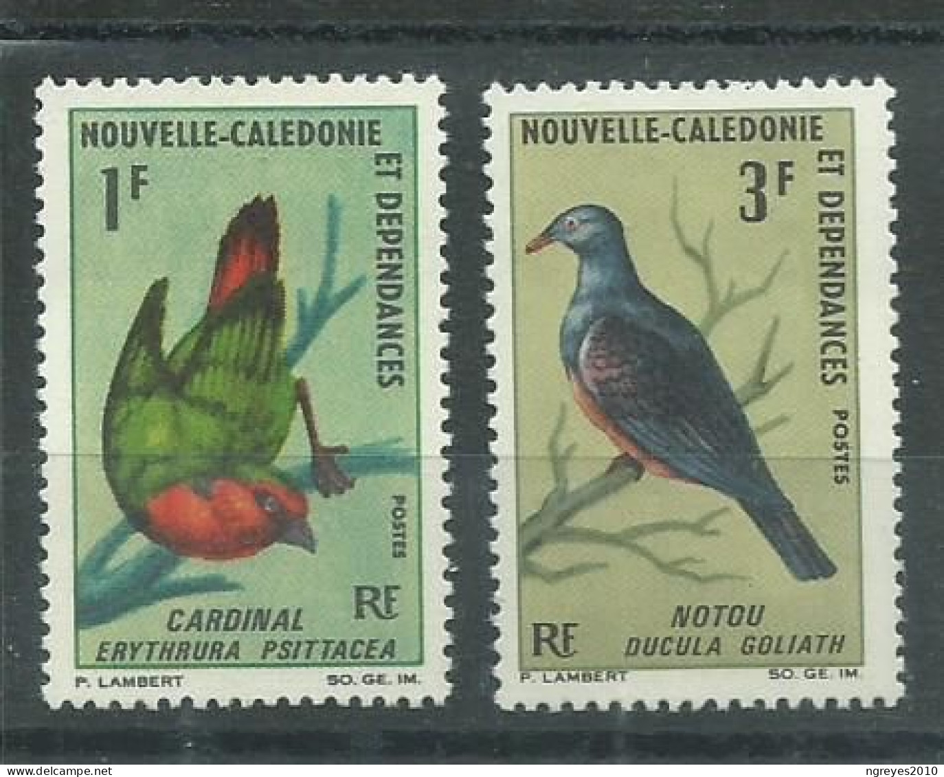 230045416  NUEVA CALEDONIA  YVERT  Nº330/331  **/MNH - Ungebraucht