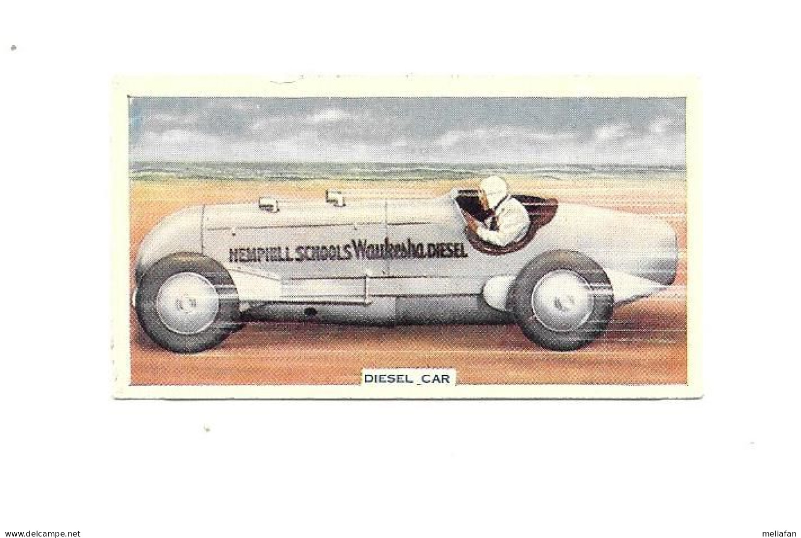 DQ39 - CARTE CIGARETTE GODFREY PHILLIPS - DAVE EVANS DIESEL CAR - Car Racing - F1