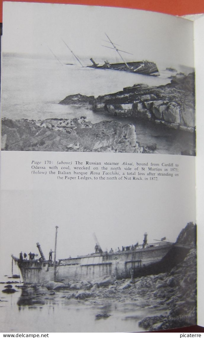 POST FREE UK- CORNISH SHIPWRECKS, The Isles Of Scilly- Richard Larn 1979(2nd Imp.),hb, Illus, Dj- See All 6 Scans - Sonstige & Ohne Zuordnung