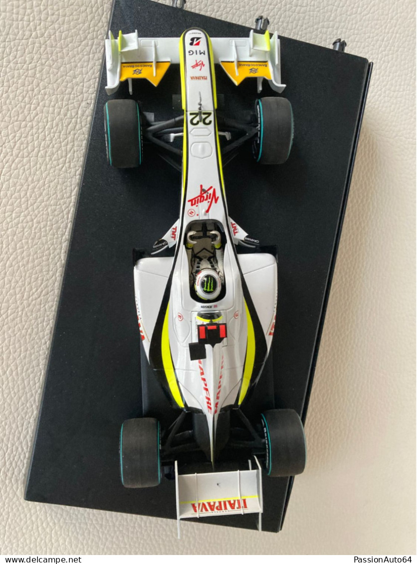 1/18 Minichamps Brawn GP BGP 001 Jenson Button Champion F1 2009 No BBR CMC Hot Wheels Gp Replicas Quartzo Exoto - Minichamps