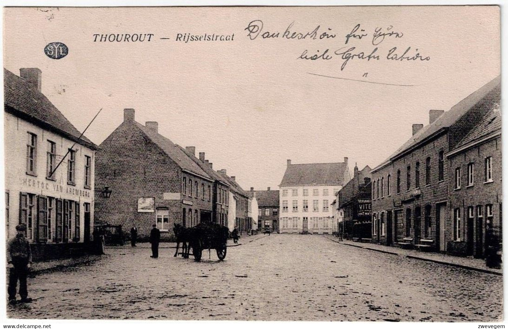 THOUROUT _ (TORHOUT) Rijselstraat. (Feldpost) - Torhout