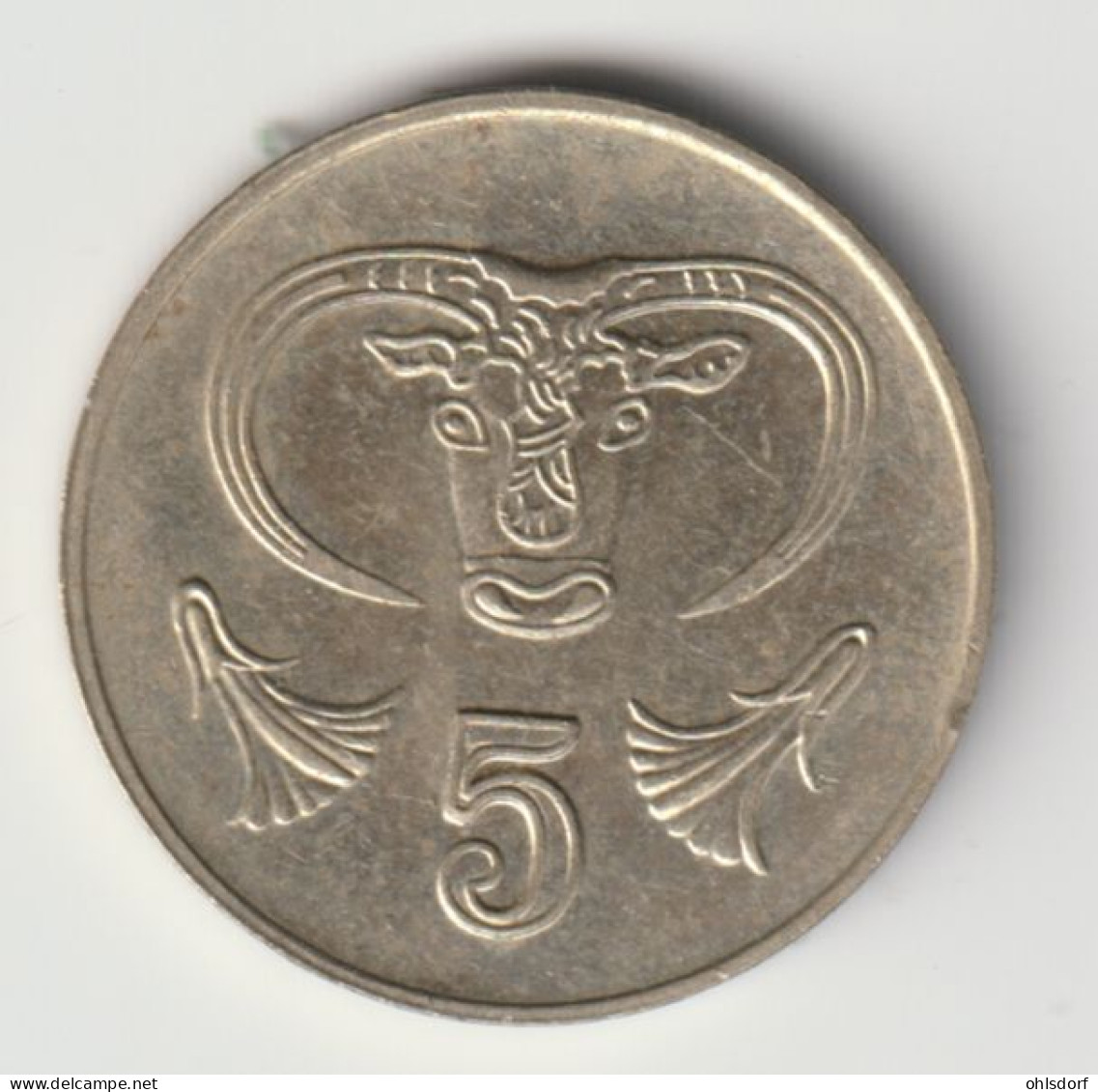 CYPRUS 1994: 5 Cents, KM 55.3 - Zypern