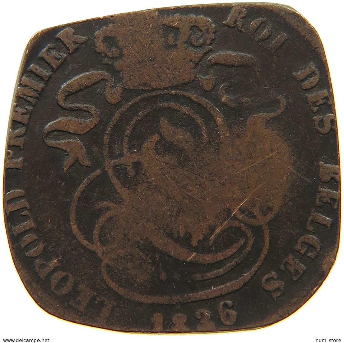 BELGIUM 2 CENTIMES 1836 #s083 0591 - 2 Centimes