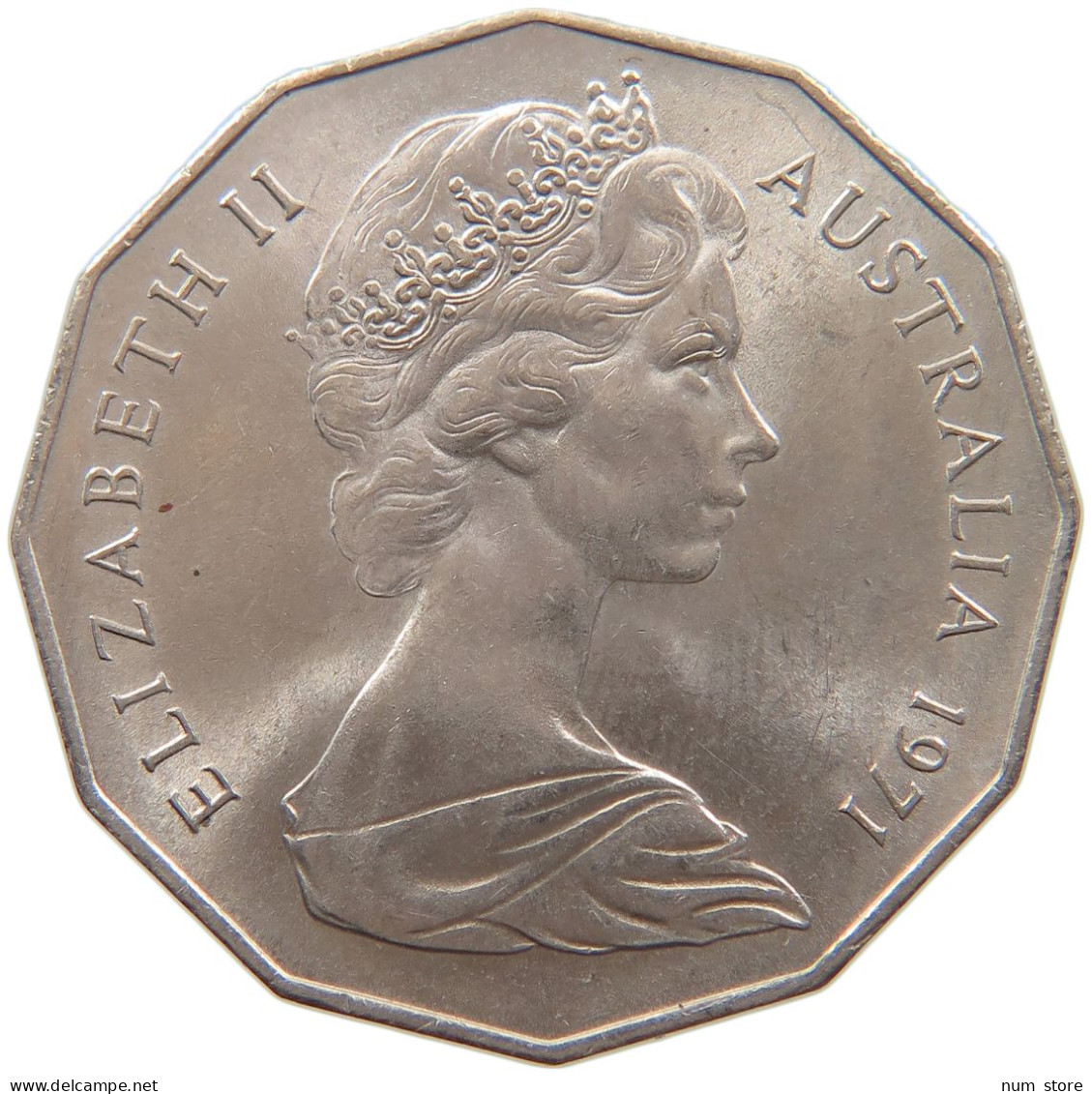 AUSTRALIA 50 CENTS 1971 #s086 0229 - 50 Cents