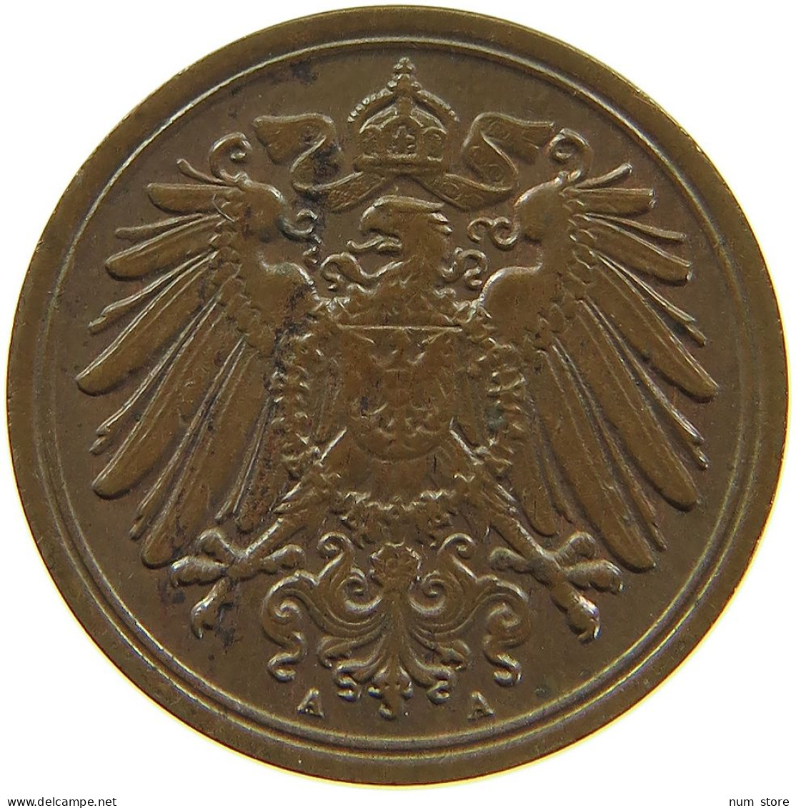 GERMANY EMPIRE 1 PFENNIG 1906 A #s083 0771 - 1 Pfennig