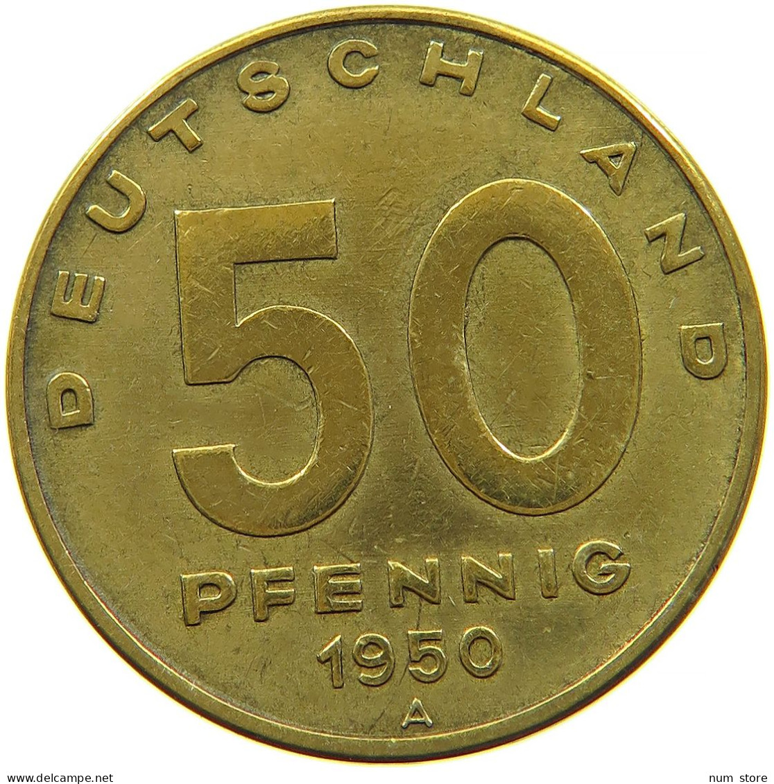 GERMANY DDR 50 PFENNIG 1950 A #s088 0705 - 50 Pfennig