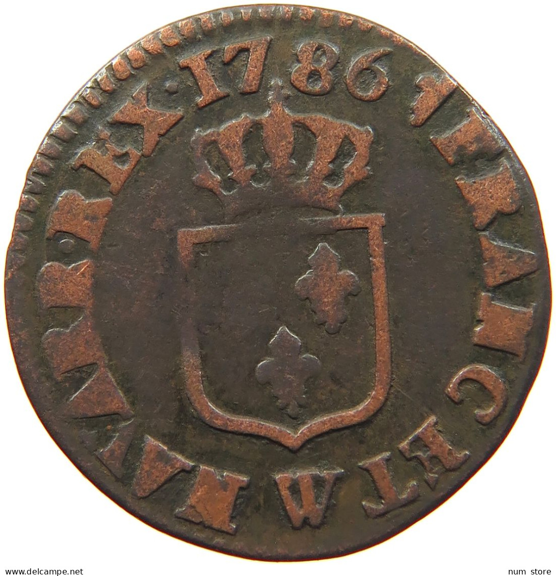 FRANCE LIARD 1786 W #s081 0449 - 1774-1791 Louis XVI