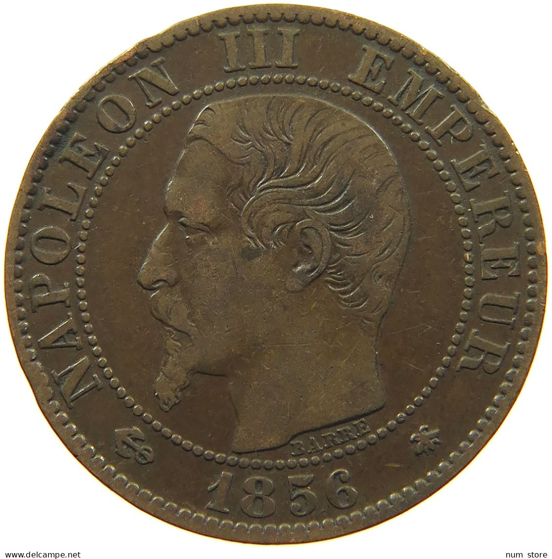 FRANCE 5 CENTIMES 1856 BB #s081 0363 - 5 Centimes