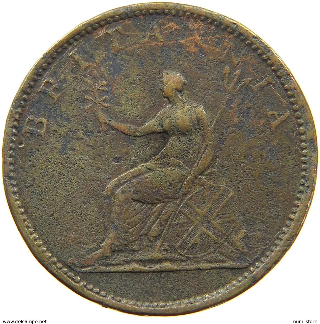 GREAT BRITAIN HALFPENNY 1806 #s085 0151 - B. 1/2 Penny
