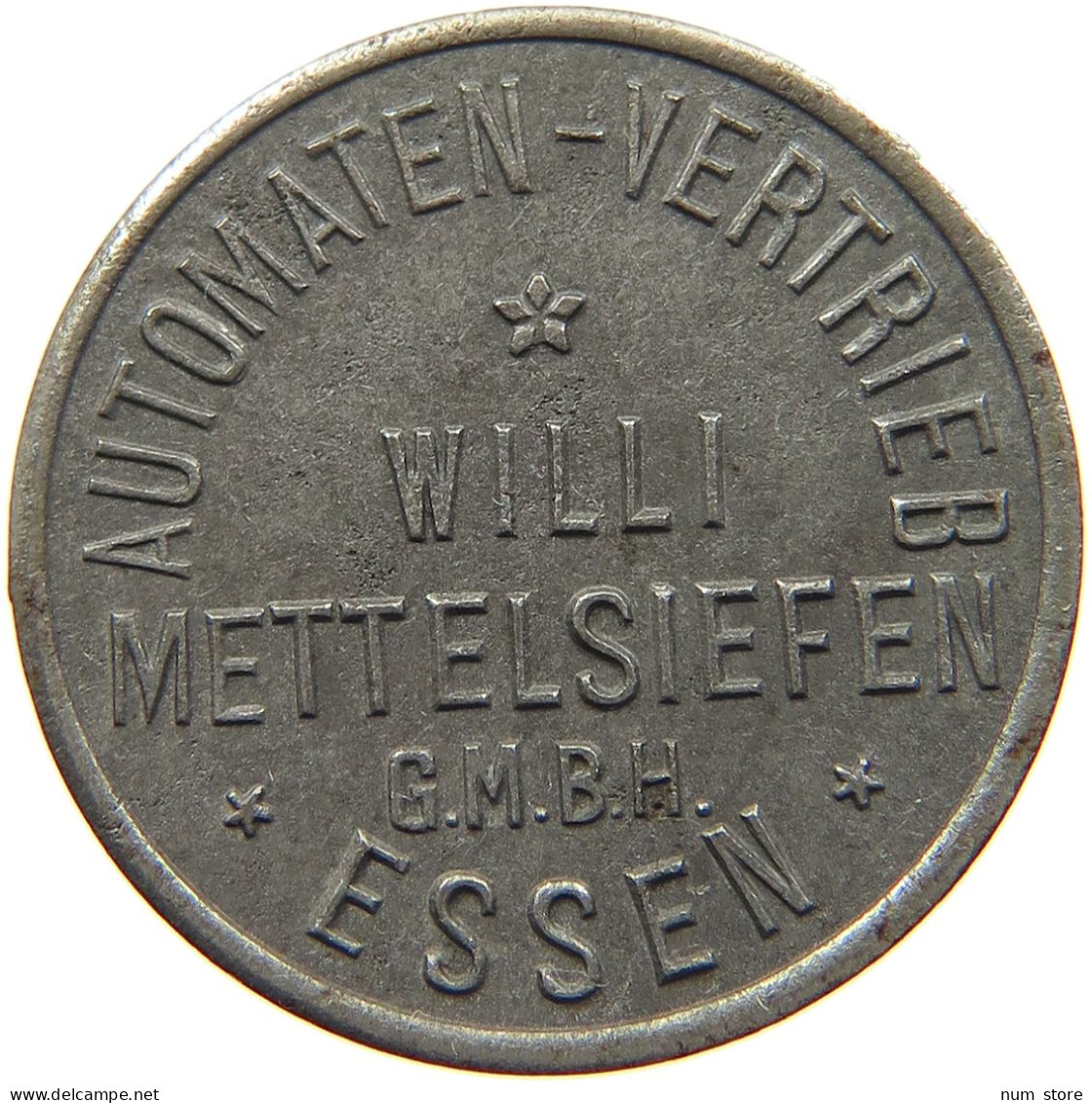 GERMANY NOTGELD WERT-MARKE ESSEN Willi Mettelsiefen GMBH #s088 0287 - Notgeld