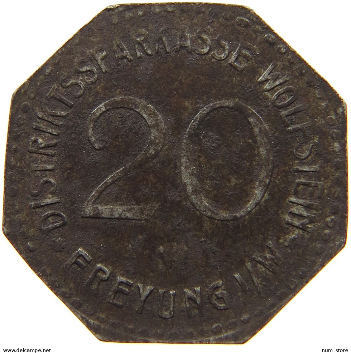 GERMANY NOTGELD 20 PFENNIG FREYUNG EISEN #s088 0331 - Notgeld